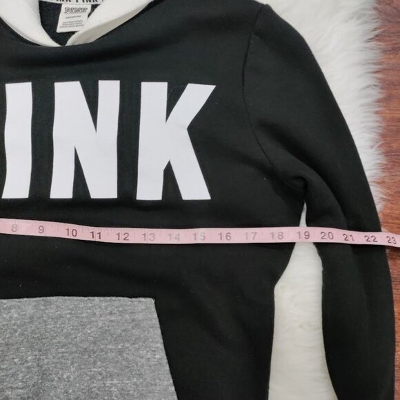 PINK Victoria's Secret Yoga Twee Y2K Hoodie & Low Waist Leggings Set Black Small - Picture 13 of 16